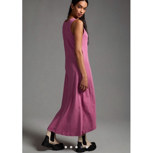 Daily Practice by Anthropologie Lounge Midi Dress oversized XXS cotton Anthro - Picture 3 of 11